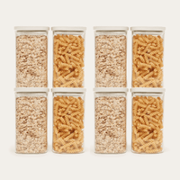 Newrybar Square Pantry Jars 2pk Multibuy