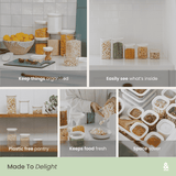 Newrybar Square Pantry Jars 2pk Multibuy