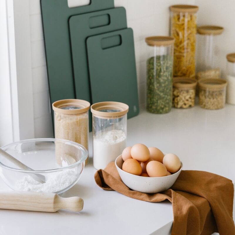 Wategos Glass Pantry Jars - Praline