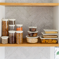 Glass Food Containers | Rectangle Mixed 3pk