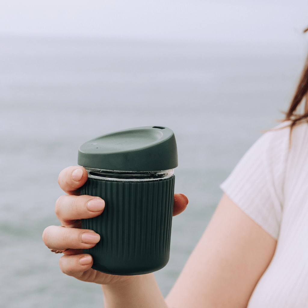 Reusable Glass Coffee Cup