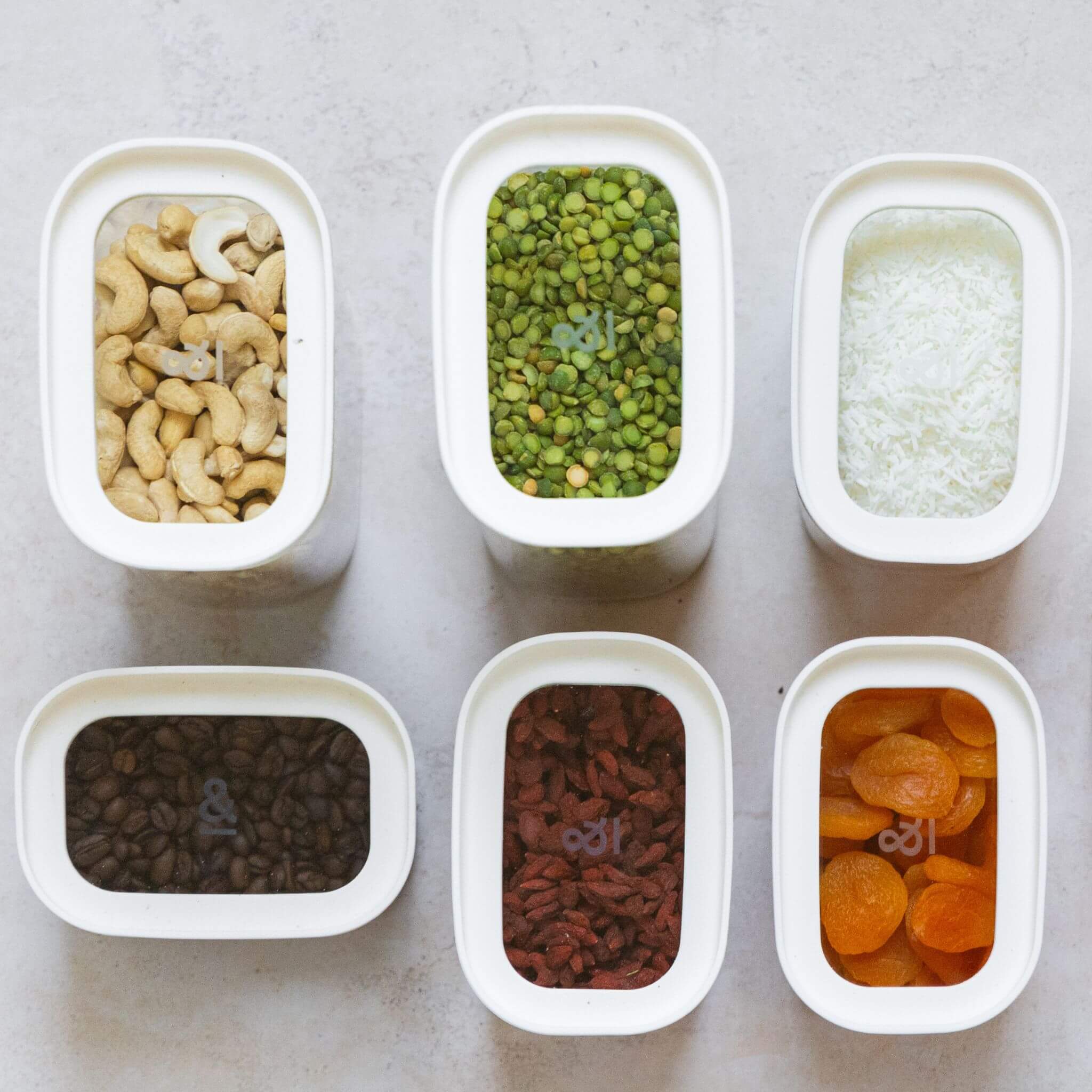 Tallow Rectangle Glass Pantry Jars | 2pk