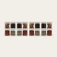 Belongil Glass Spice Jars Multibuy
