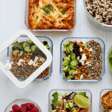 Glass Food Containers | Square Mixed 3pk