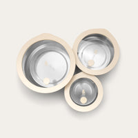 Stainless Steel and Glass Food Containers | Round Mixed 3pk