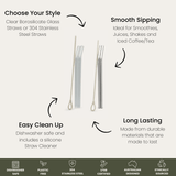 Smoothie Cup Straw Set