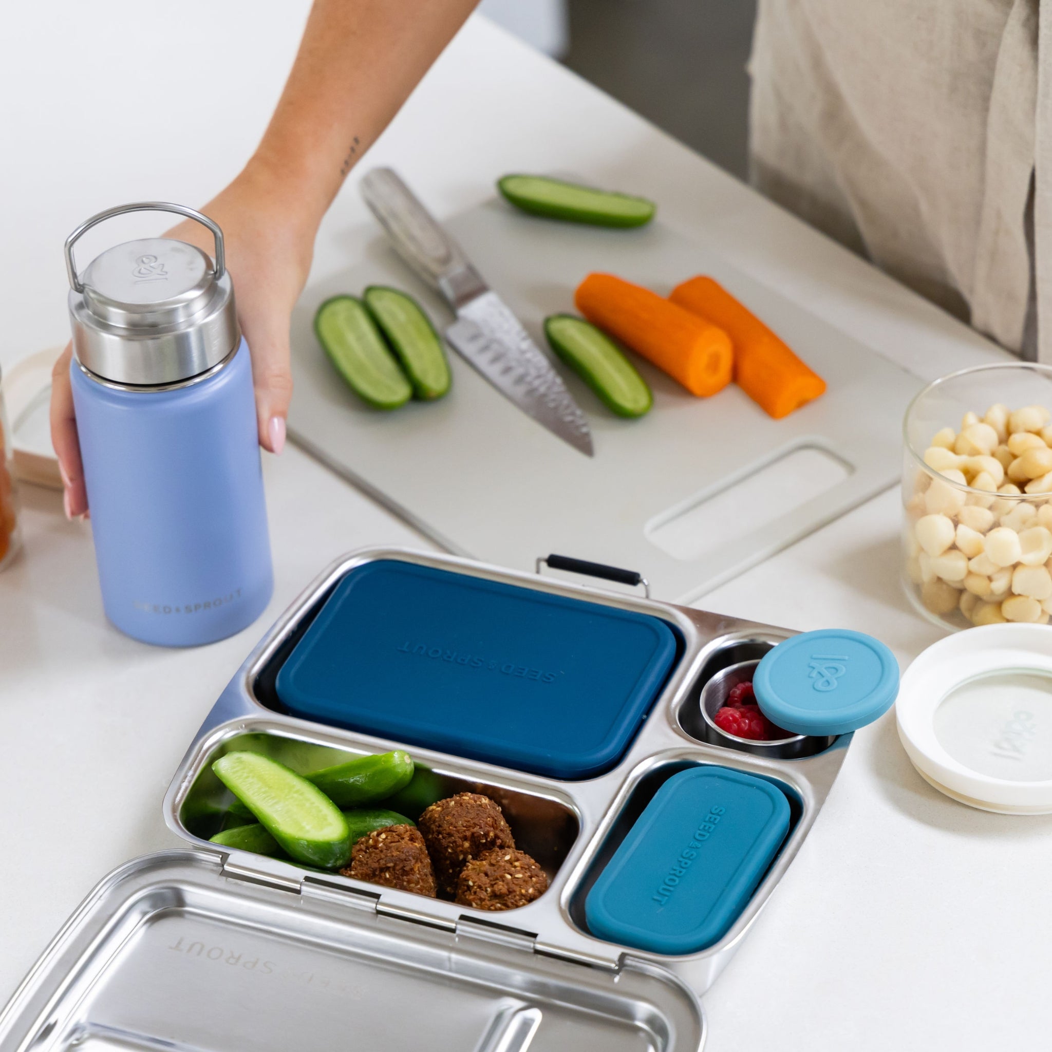 CrunchBox™ Lunch Box | 3 Pot Set