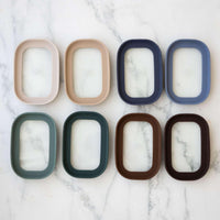 Tallow Rectangle Glass Pantry Jars | Lids Only