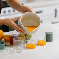 Belongil Glass Spice Jars 4pk