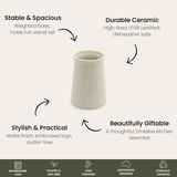 Kitchen Ceramic Utensil Holder