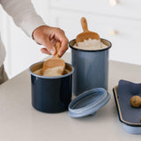 Enamel Storage Jar Set | 3 Piece Set