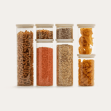 Wategos Round Glass Pantry Storage Jars