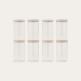 Wategos Round Glass Pantry Jars Multibuy