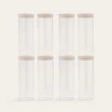 Wategos Round Glass Pantry Jars Multibuy