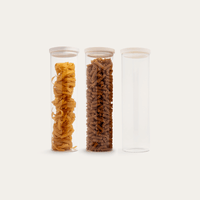 Wategos Round Glass Pantry Jars Multibuy