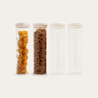 Wategos Round Glass Pantry Jars Multibuy