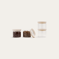 Wategos Round Glass Pantry Jars Multibuy