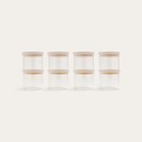Wategos Round Glass Pantry Jars Multibuy