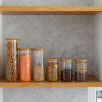 Glass Pantry Storage Jars