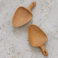 Wooden Beechwood Pantry Scoop 2pk