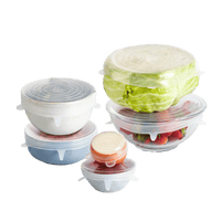 Reusable Stretch Lids - Set of 6